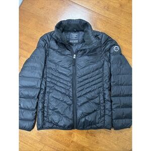 Abercrombie & Fitch Black Down Insulated Puffer Jacket Size Small